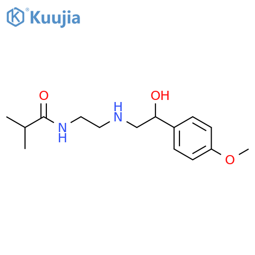 Propanamide,N-[2-[[2-hydroxy-2-(4-methoxyphenyl)ethyl]amino]ethyl]-2-methyl- structure