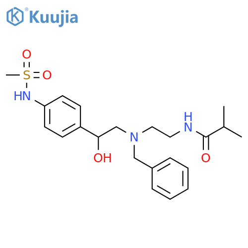 Propanamide,N-[2-[[2-hydroxy-2-[4-[(methylsulfonyl)amino]phenyl]ethyl](phenylmethyl)amino]ethyl]-2-methyl- structure