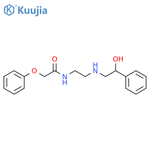 Acetamide, N-[2-[(2-hydroxy-2-phenylethyl)amino]ethyl]-2-phenoxy- structure