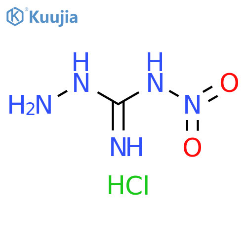 Hydrazinecarboximidamide, N-nitro-, hydrochloride (1:1) structure
