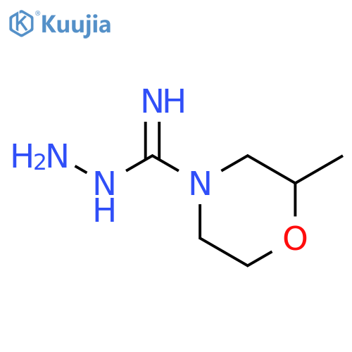 4-Morpholinecarboximidic acid, 2-methyl-, hydrazide structure