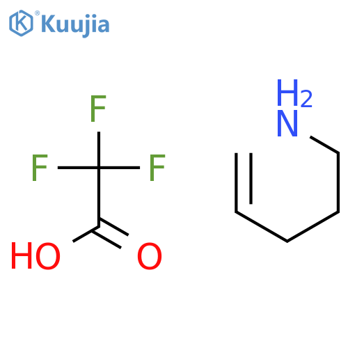 4-Penten-1-amine, trifluoroacetate structure