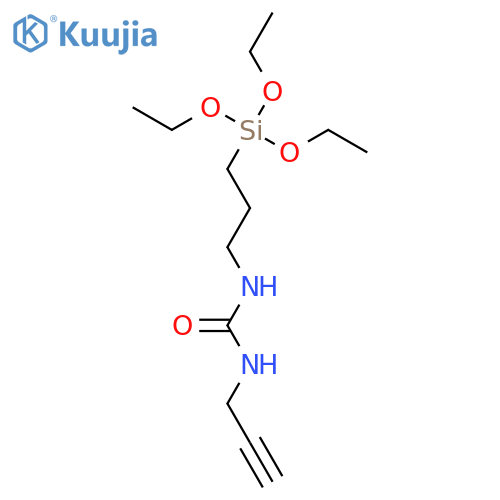 Urea, N-2-propynyl-N'-[3-(triethoxysilyl)propyl]- structure