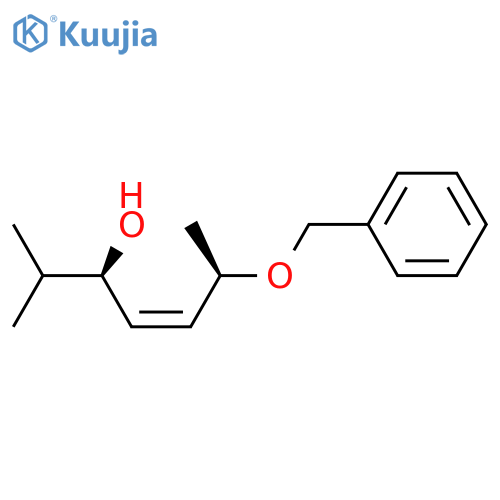 4-Hepten-3-ol, 2-methyl-6-(phenylmethoxy)-, (3R,4Z,6R)- structure