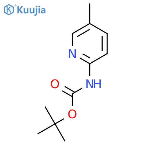 tert-Butyl (5-methylpyridin-2-yl)carbamate structure