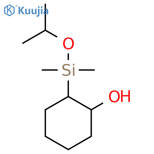 CYCLOHEXANOL, 2-[DIMETHYL(1-METHYLETHOXY)SILYL]- structure