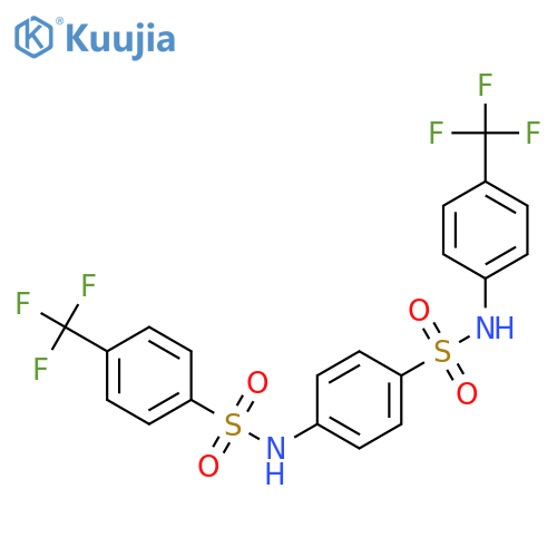 Benzenesulfonamide,N-[4-(trifluoromethyl)phenyl]-4-[[[4-(trifluoromethyl)phenyl]sulfonyl]amino]- structure