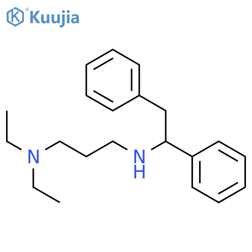 N-Diethylaminopropyl-1,2-diphenylethylamine structure