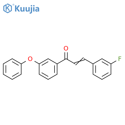 2-Propen-1-one, 3-(3-fluorophenyl)-1-(3-phenoxyphenyl)- structure
