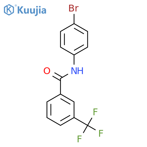 Benzamide, N-(4-bromophenyl)-3-(trifluoromethyl)- structure