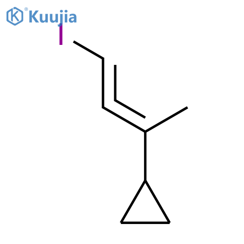 Cyclopropane, (3-iodo-1-methyl-1,2-propadienyl)- structure