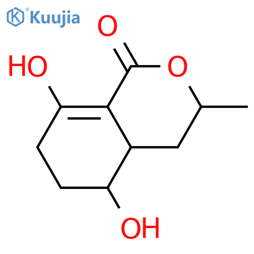 (3R,4aS,5R)-5,8-Dihydroxy-3-methyl-3,4,4a,5,6,7-hexahydro-1H-isochromen-1-one structure