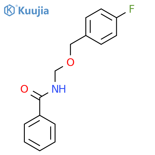 Benzamide, N-[(4-fluorophenyl)methoxymethyl]- structure