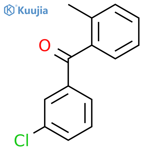3-Chloro-2'-methylbenzophenone structure