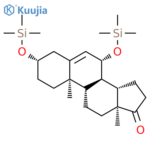 Androst-5-en-17-one, 3,7-bis[(trimethylsilyl)oxy]-, (3b,7b)- structure