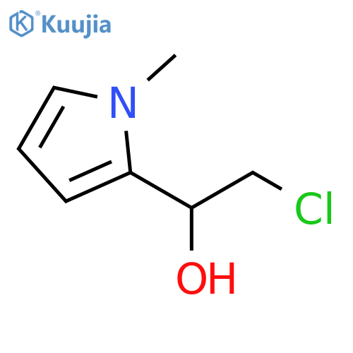 2-chloro-1-(1-methyl-1H-pyrrol-2-yl)ethan-1-ol structure