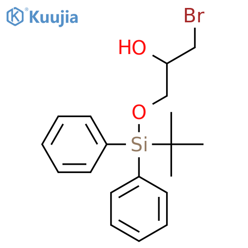 2-Propanol, 1-bromo-3-[[(1,1-dimethylethyl)diphenylsilyl]oxy]- structure