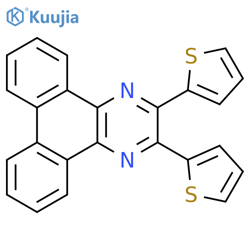 Dibenzo[f,h]quinoxaline, 2,3-di-2-thienyl- structure