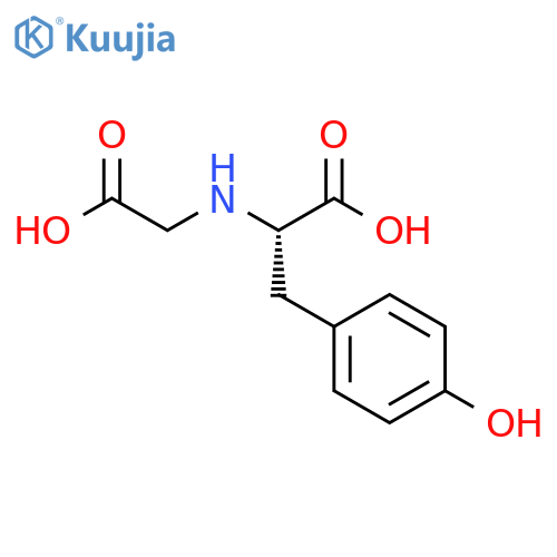 L-Tyrosine, N-(carboxymethyl)- structure