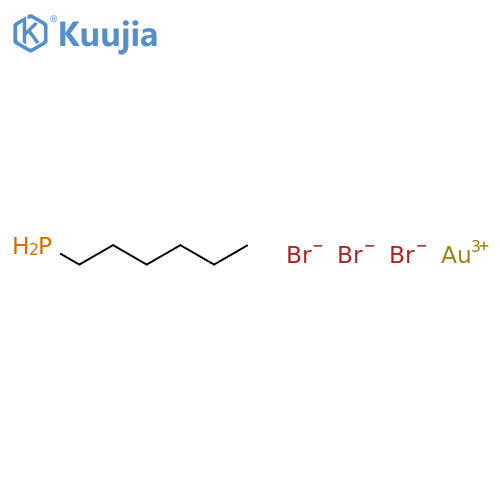 Gold,tribromo(triethylphosphine)-, (SP-4-2)- structure