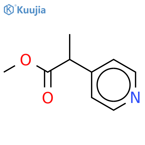 a-methyl-4-Pyridineacetic acid methyl ester structure