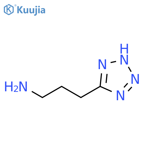 3-(1H-1,2,3,4-tetrazol-5-yl)propan-1-amine structure