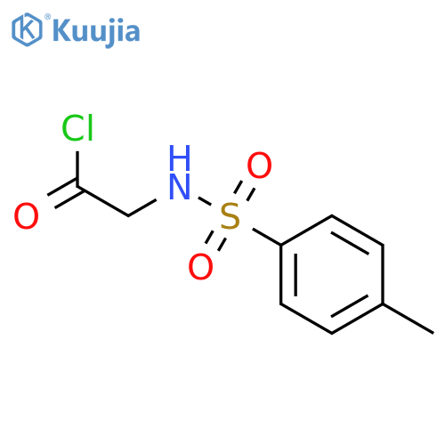 Acetyl chloride, [[(4-methylphenyl)sulfonyl]amino]- structure