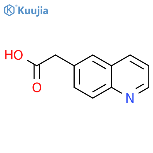 2-(Quinolin-6-YL)acetic acid structure