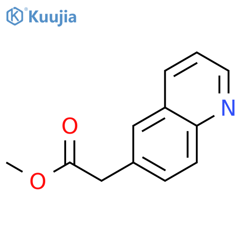 methyl 2-(quinolin-6-yl)acetate structure