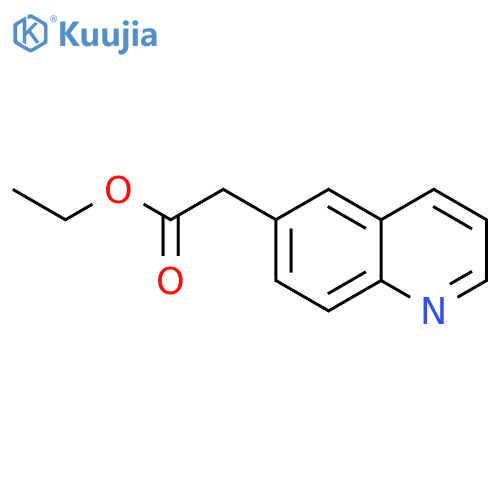 Ethyl 2-(quinolin-6-yl)acetate structure