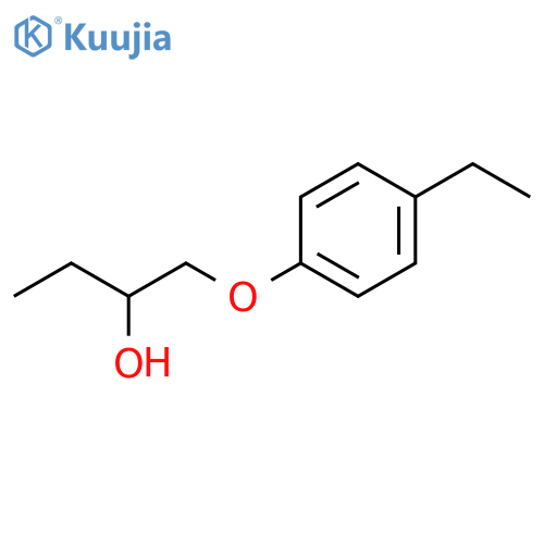 2-Butanol, 1-(4-ethylphenoxy)- structure