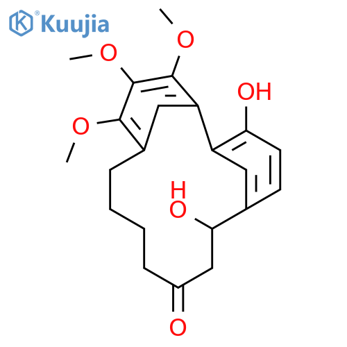 Tricyclo[12.3.1.12,6]nonadeca-1(18),2,4,6(19),14,- 16-hexaen-9-one,3,8-dihydroxy-15,16,17- trimethoxy- structure