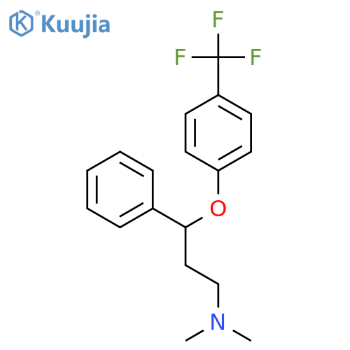 N,N-Dimethyl-3-(p-trifluoromethylphenoxy)-3-phenylpropylamine structure