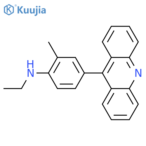 Benzenamine, 4-(9-acridinyl)-N-ethyl-2-methyl- structure