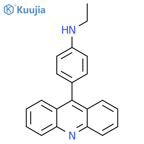 Benzenamine, 4-(9-acridinyl)-N-ethyl- structure