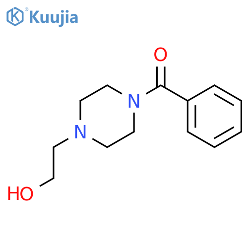 2-(4-Benzoyl-1-piperazinyl)ethanol structure