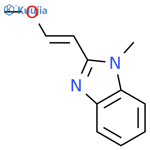 2-(2-methoxyethenyl)-1-methyl-1H-Benzimidazole structure