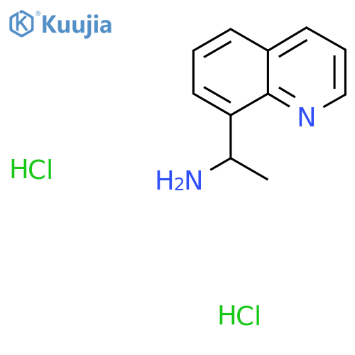 1-(Quinolin-8-yl)ethanamine dihydrochloride structure