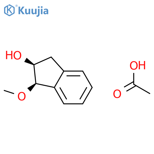 1H-INDEN-2-OL, 2,3-DIHYDRO-1-METHOXY-, ACETATE, CIS- structure