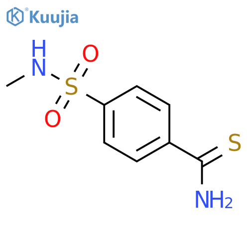 4-(Methylsulfamoyl)benzene-1-carbothioamide structure