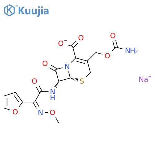 Cefuroxime sodium structure
