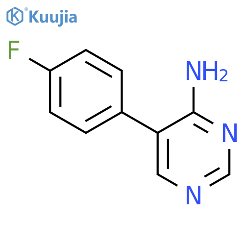 5-(4-fluorophenyl)pyrimidin-4-amine structure