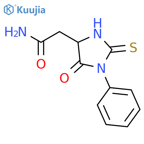 4-Imidazolidineacetamide,5-oxo-1-phenyl-2-thioxo- structure