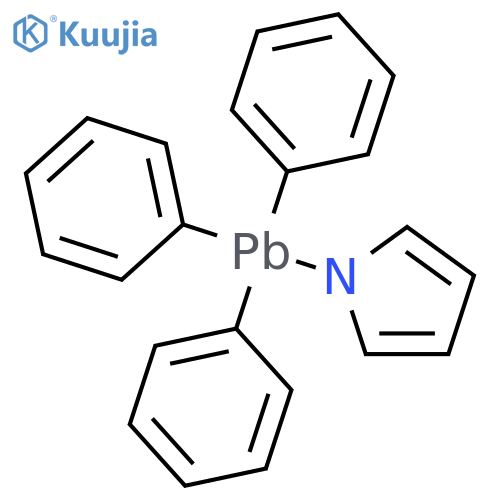 Triphenyl(pyrrol-1-yl)plumbane structure