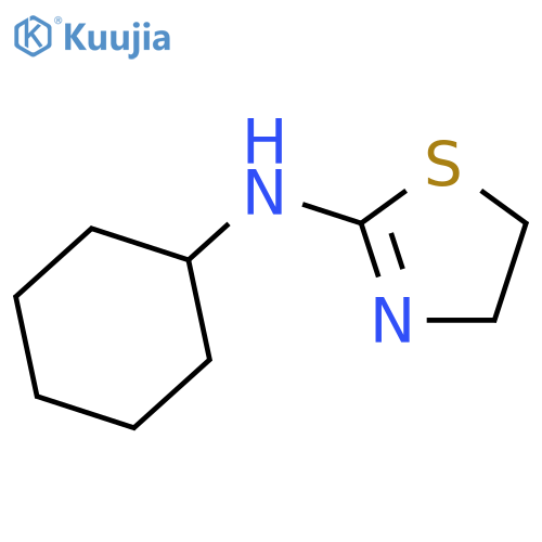 N-cyclohexyl-4,5-dihydro-1,3-thiazol-2-amine structure