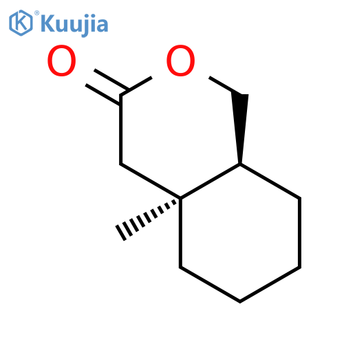 3H-2-Benzopyran-3-one, octahydro-4a-methyl-, cis- structure