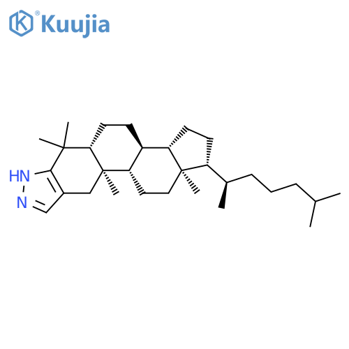(1S,2R,10R,13S,14S,17R,18R)-2,9,9,18-Tetramethyl-17-[(2R)-6-methylheptan-2-yl]-6,7-diazapentacyclo[11.7.0.02,10.04,8.014,18]icosa-4(8),5-diene structure