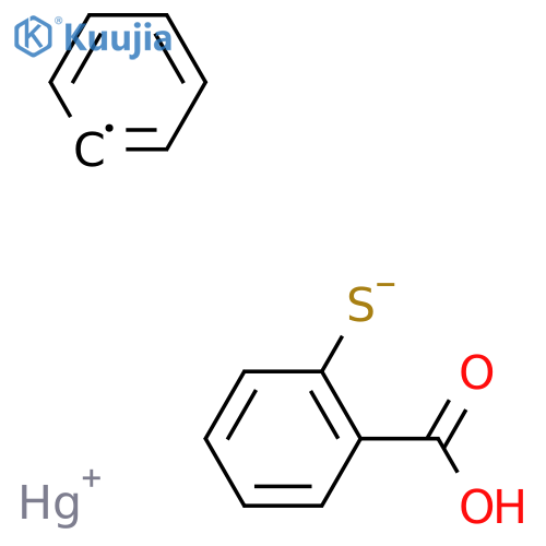 Phenyl(2-carboxyphenylthio)mercury(II) structure