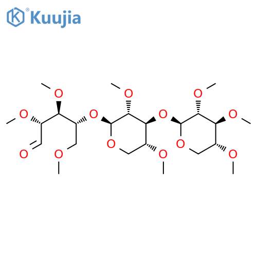 (2R,3S,4R)-4-[(2S,3R,4S,5R)-3,5-Dimethoxy-4-[(2S,3R,4S,5R)-3,4,5-trimethoxyoxan-2-yl]oxyoxan-2-yl]oxy-2,3,5-trimethoxypentanal structure