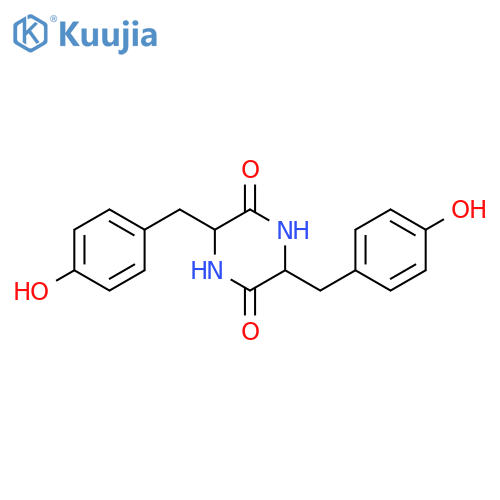 Cyclo(tyrosyl-tyrosyl) structure